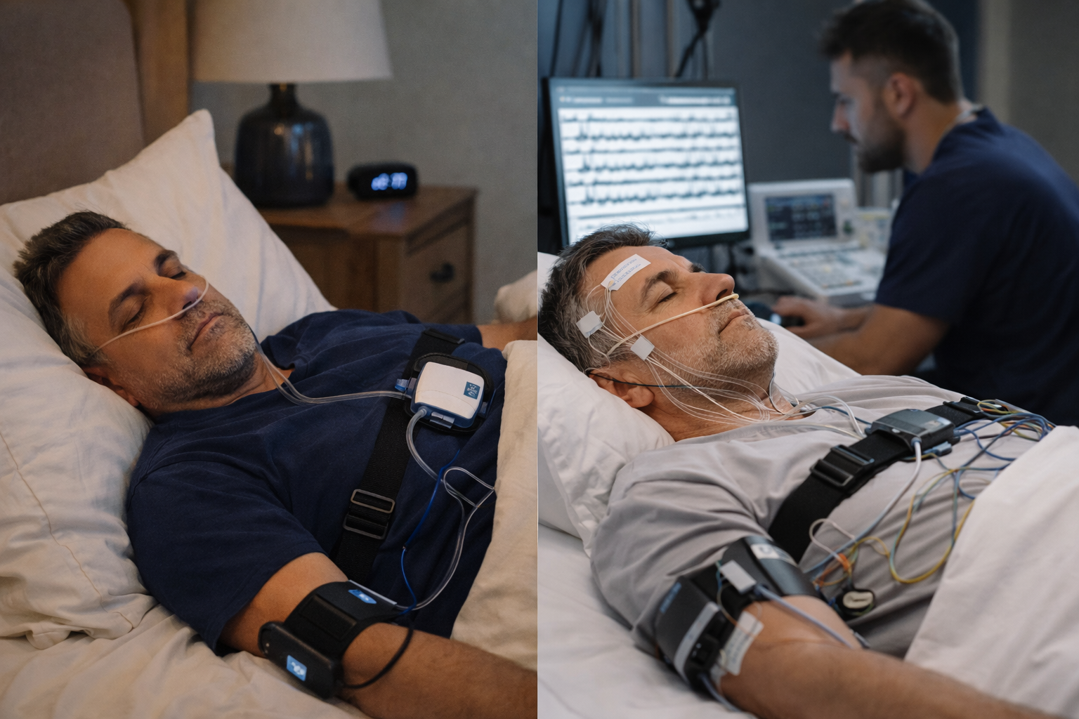 Sleep Test Routine At-Home Sleep Test or In-Lab Study? How to Choose the Right Sleep ...